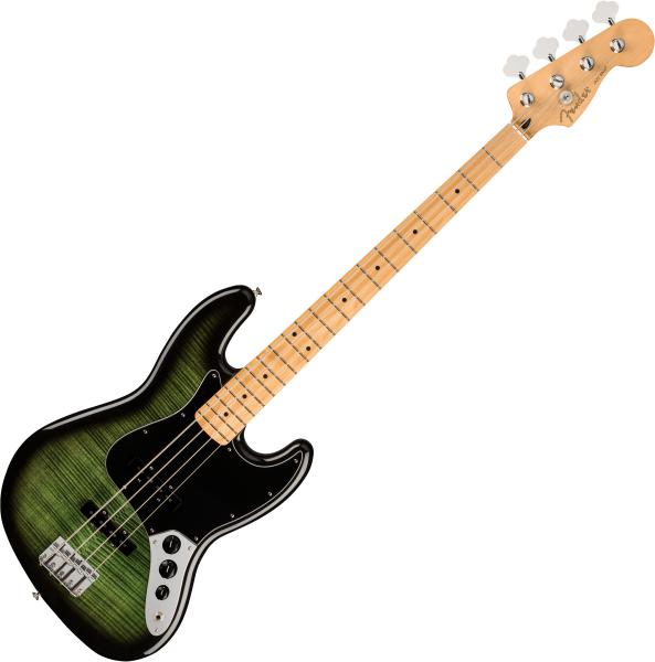 Basse électrique solid body Fender Player Jazz Bass Plus Top Ltd (MEX, MN) - Green burst