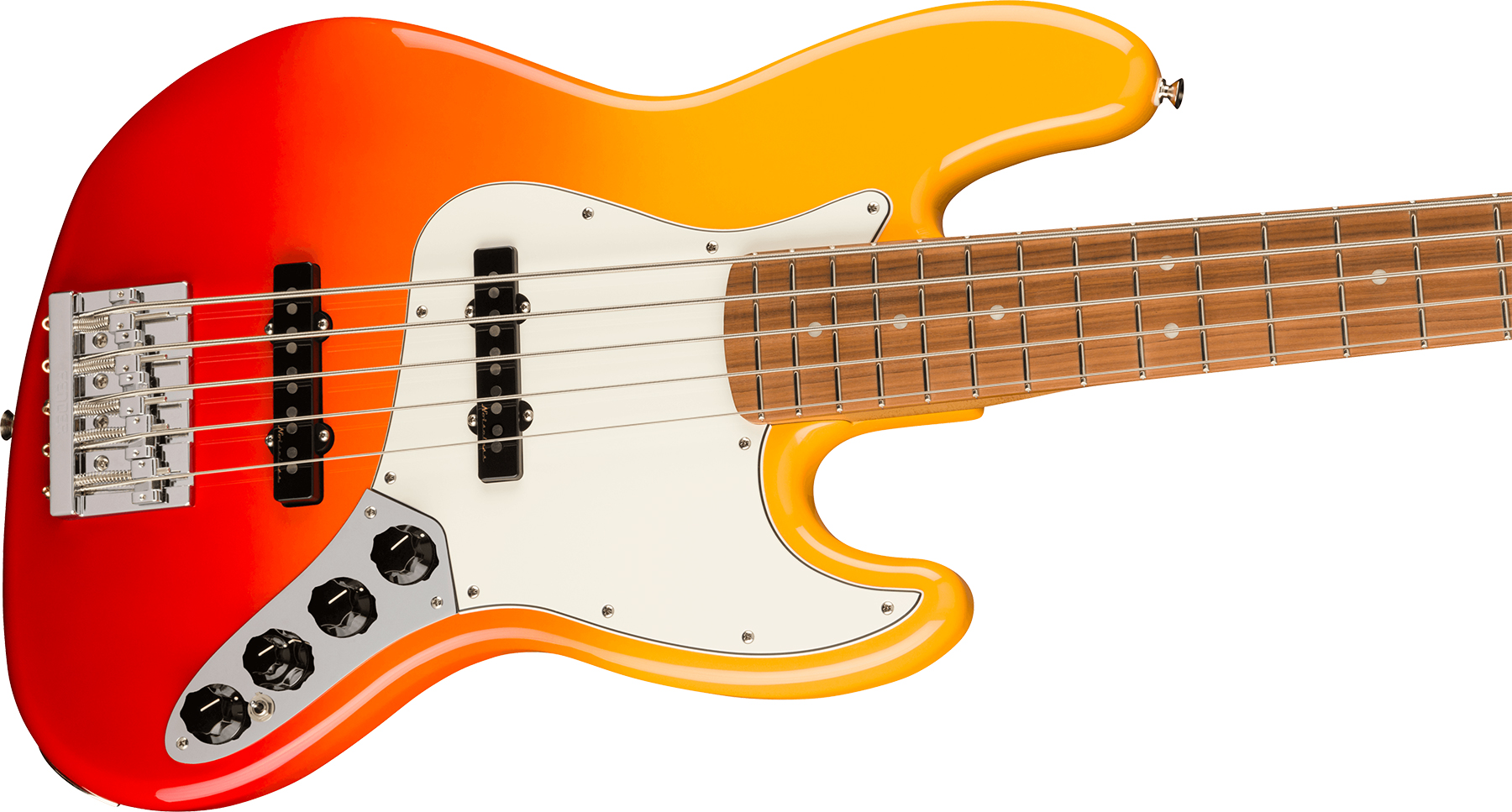 Fender Jazz Bass Player Plus V Mex 5c Active Pf - Tequila Sunrise - Basse Électrique Solid Body - Variation 2