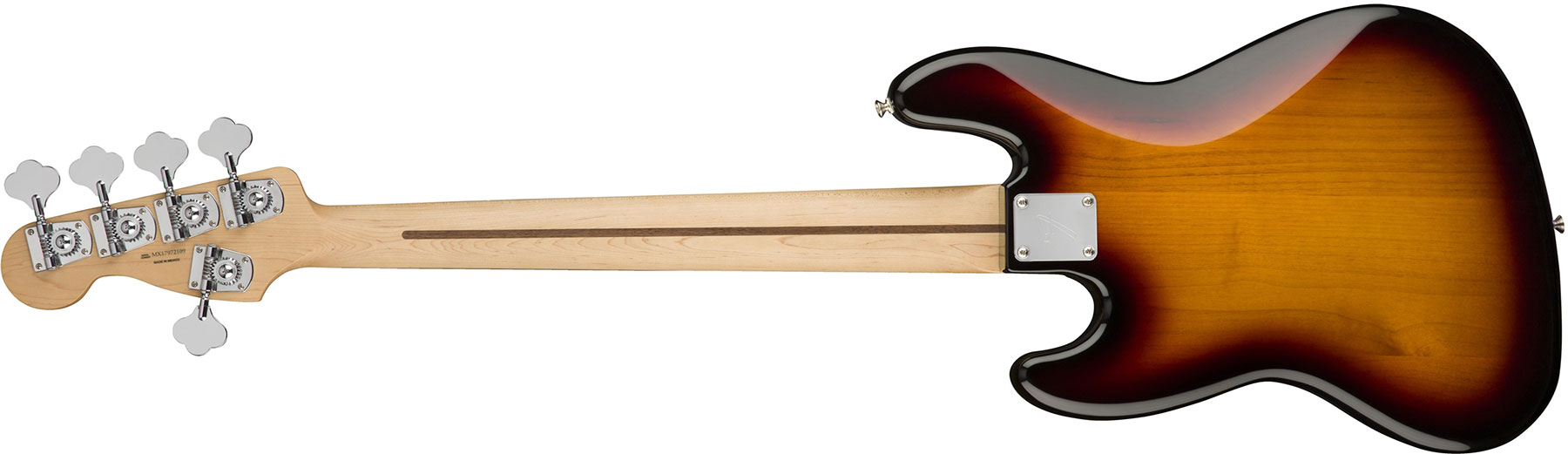 Fender Jazz Bass Player V 5-cordes Mex Pf - 3-color Sunburst - Basse Électrique Solid Body - Variation 1