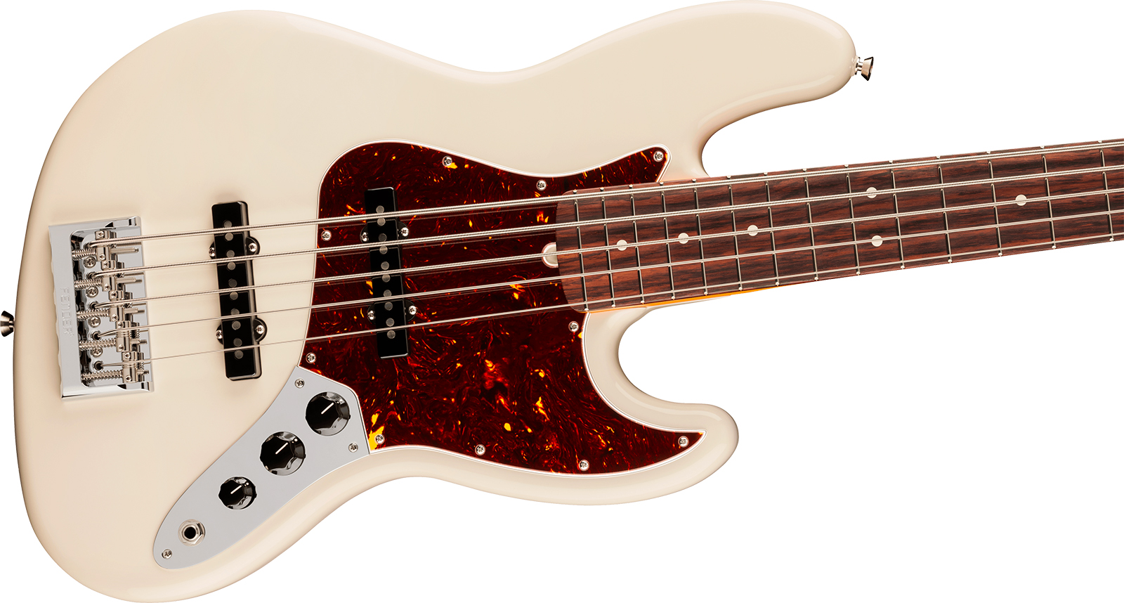 Fender Jazz Bass V American Pro. Usa 5c Rw - Olympic White - Basse Électrique Solid Body - Variation 2