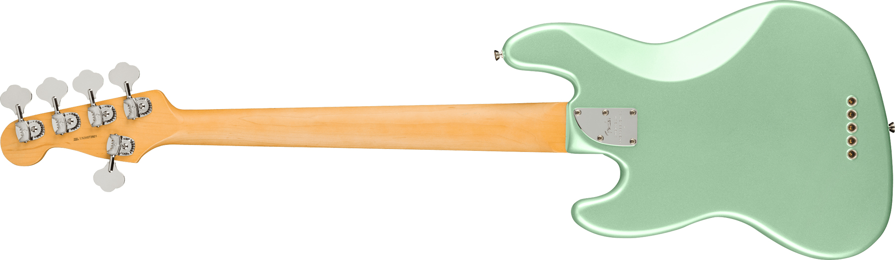 Fender Jazz Bass V American Professional Ii Usa 5-cordes Mn - Mystic Surf Green - Basse Électrique Solid Body - Variation 1
