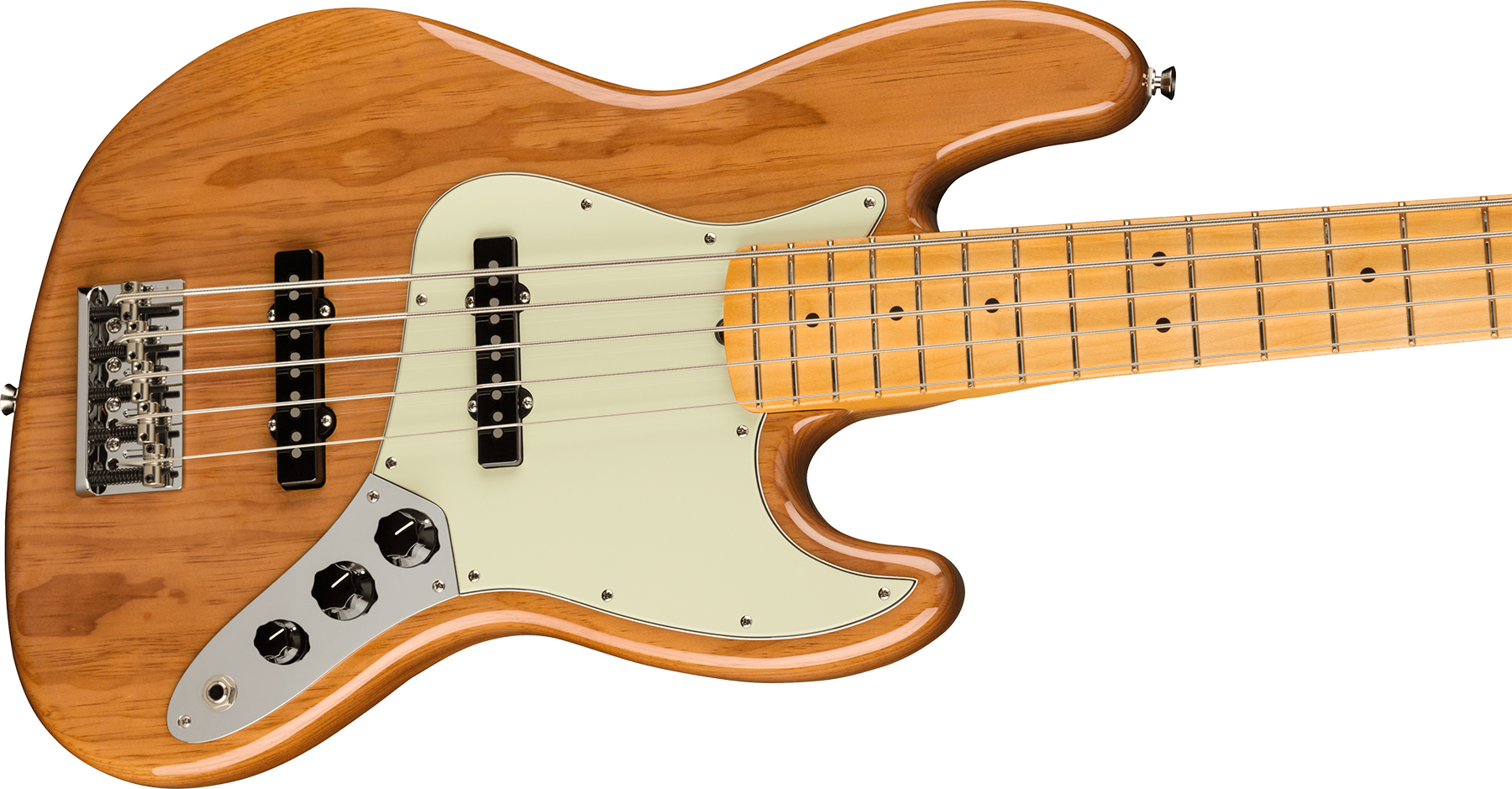 Fender Jazz Bass V American Professional Ii Usa 5-cordes Mn - Roasted Pine - Basse Électrique Solid Body - Variation 2