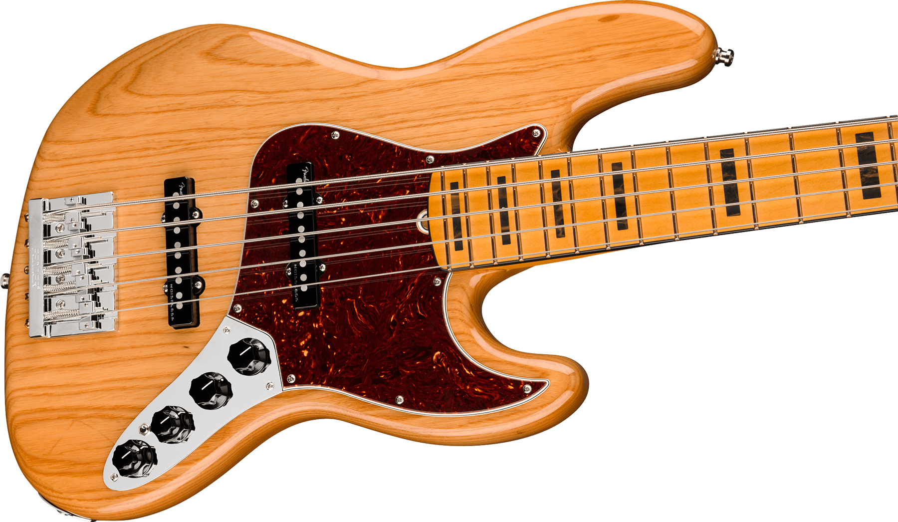 Fender Jazz Bass V American Ultra 2019 Usa 5-cordes Mn - Aged Natural - Basse Électrique Solid Body - Variation 2
