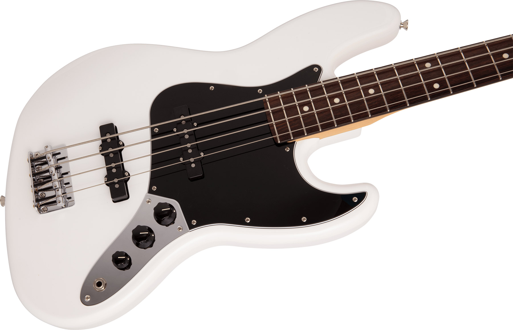Fender Jazz Bass Hybrid Ii Mij Jap 2s Trem Rw - Arctic White - Basse Électrique Solid Body - Variation 2