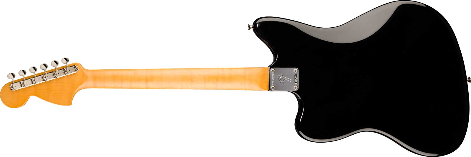 Fender Jazzmaster 1966 American Vintage Ii Usa 2s Trem Rw - Black - Guitare Électrique RÉtro Rock - Variation 1