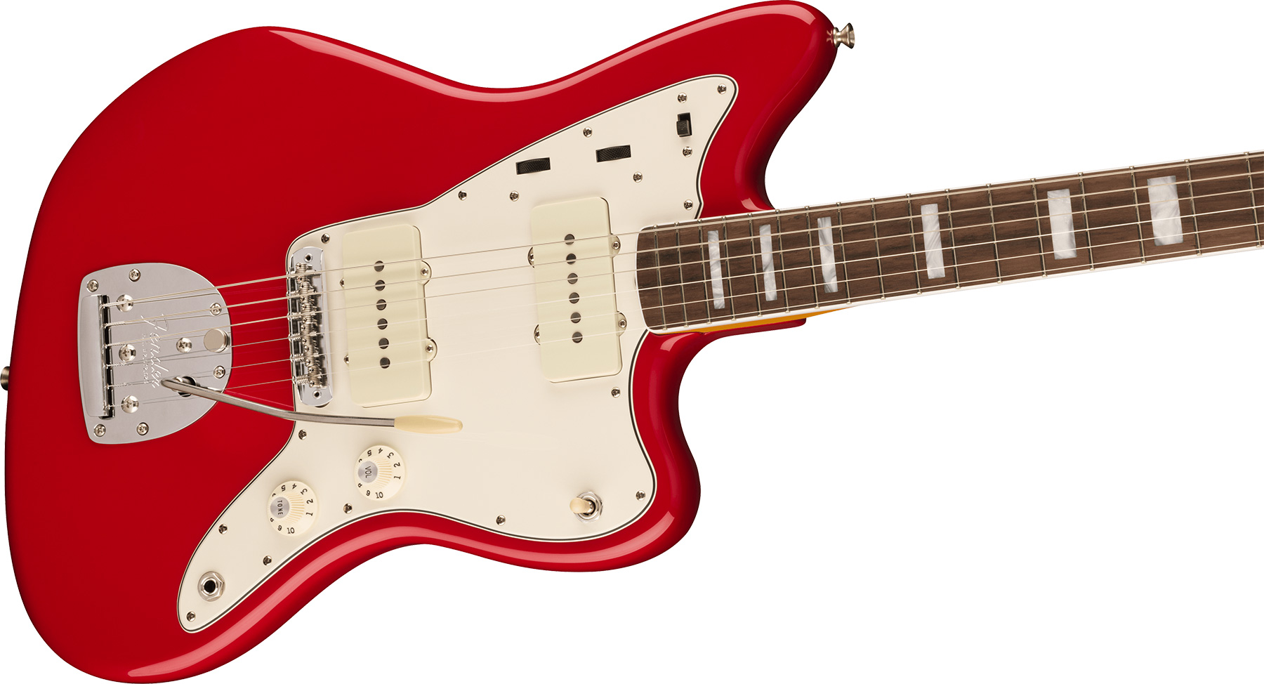 Fender Jazzmaster 1966 American Vintage Ii Usa Sh Trem Rw - Dakota Red - Guitare Électrique RÉtro Rock - Variation 2