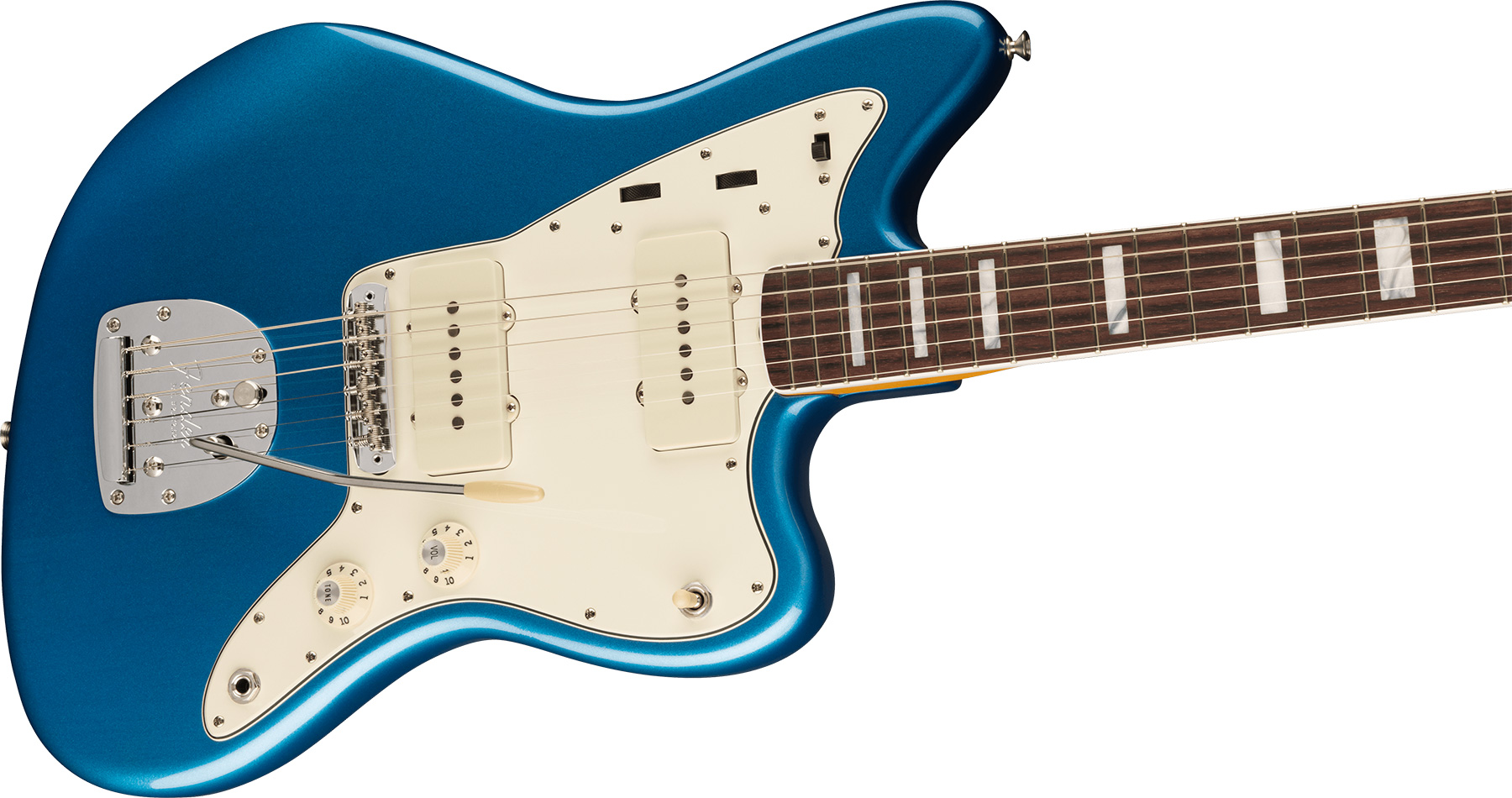 Fender Jazzmaster 1966 American Vintage Ii Usa Sh Trem Rw - Lake Placid Blue - Guitare Électrique RÉtro Rock - Variation 2
