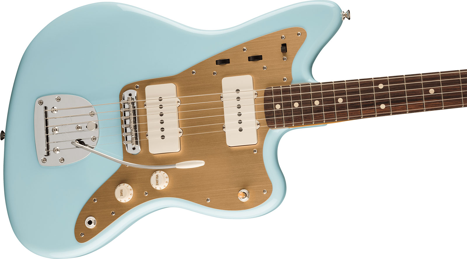 Fender Jazzmaster 50s Vintera 2 Mex 2s Trem Rw - Sonic Blue - Guitare Électrique RÉtro Rock - Variation 2