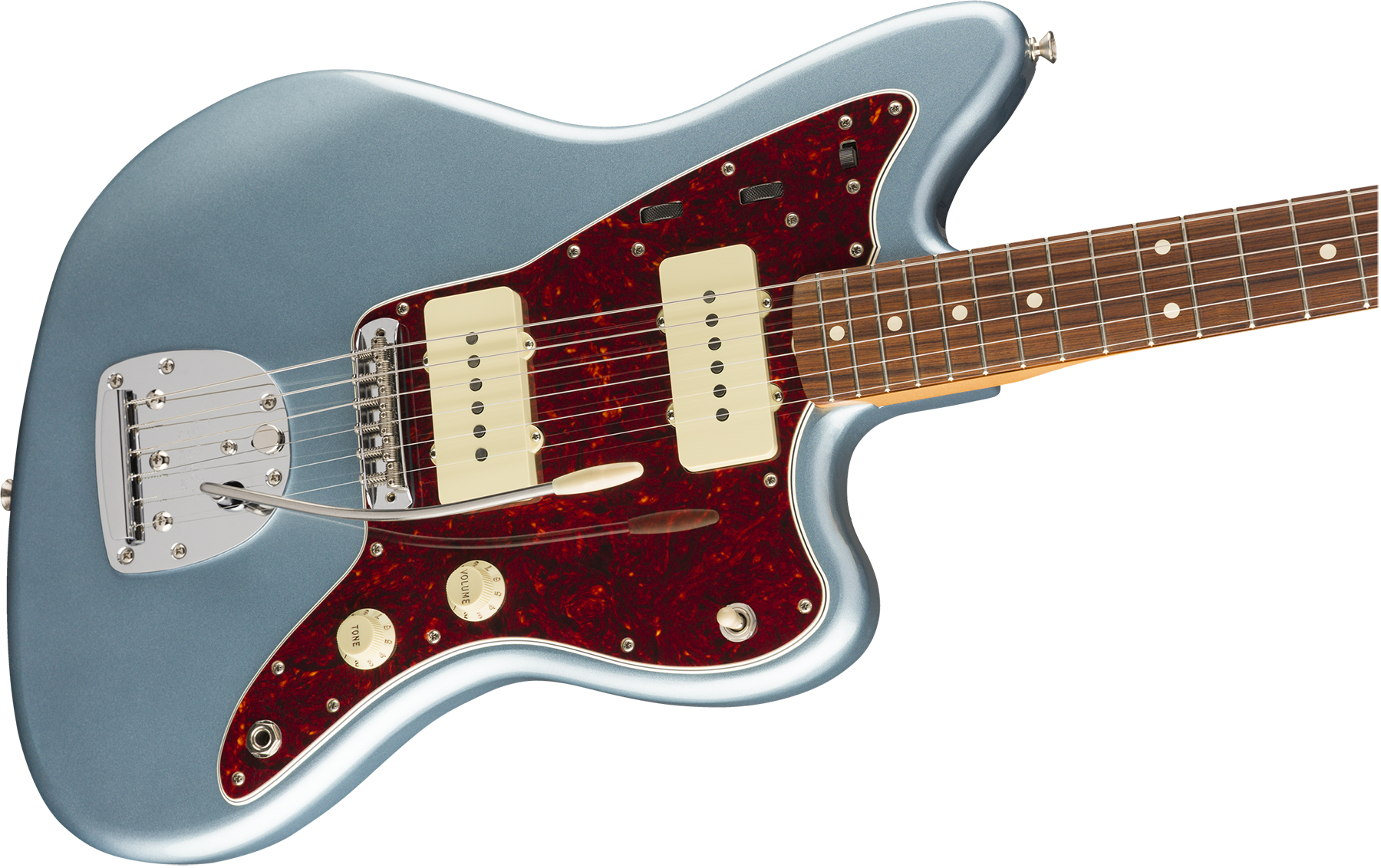 Fender Jazzmaster 60s Vintera Vintage Mex Pf - Ice Blue Metallic - Guitare Électrique RÉtro Rock - Variation 2