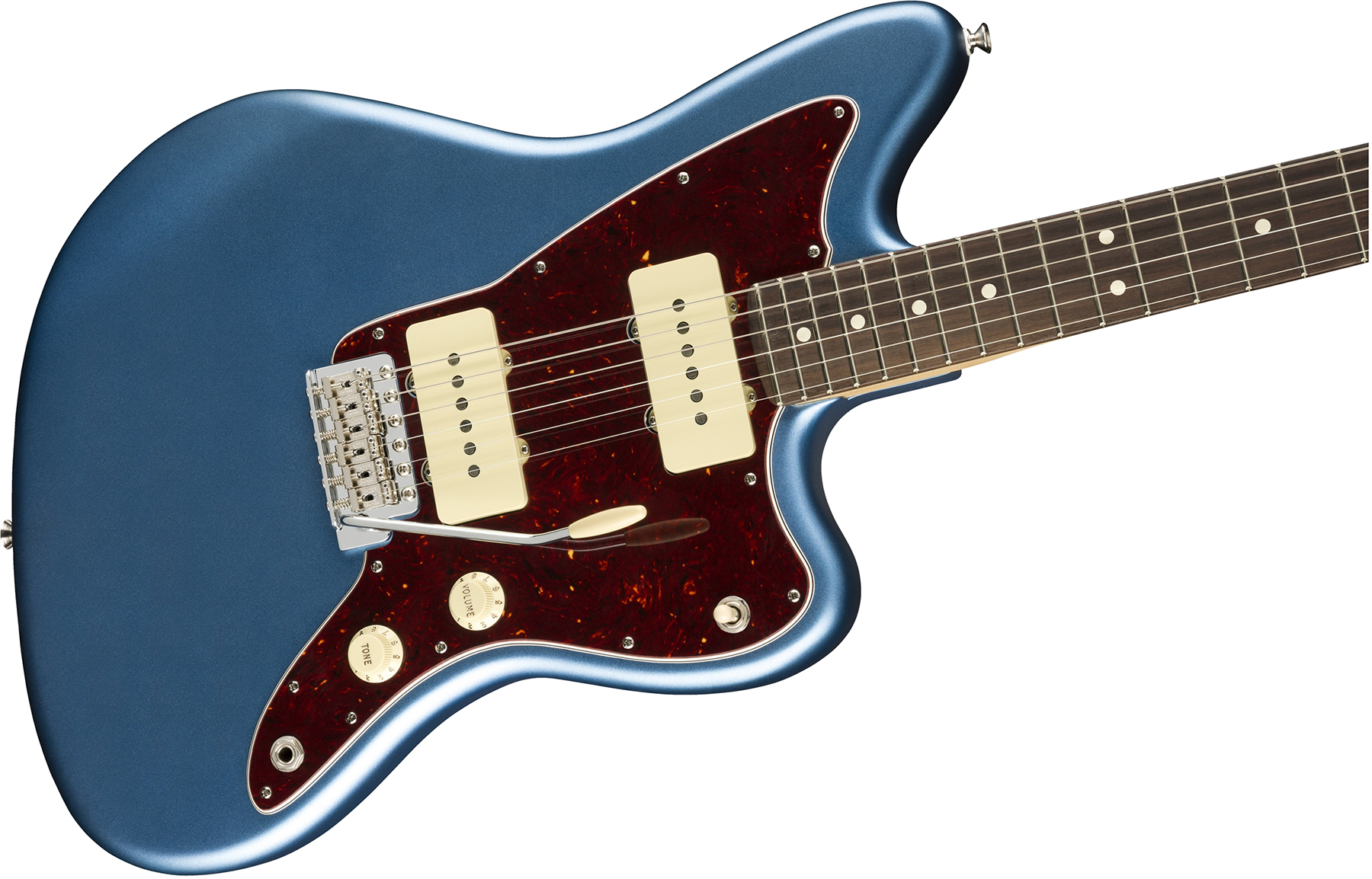 Fender Jazzmaster American Performer Usa Ss Rw - Satin Lake Placid Blue - Guitare Électrique Double Cut - Variation 2