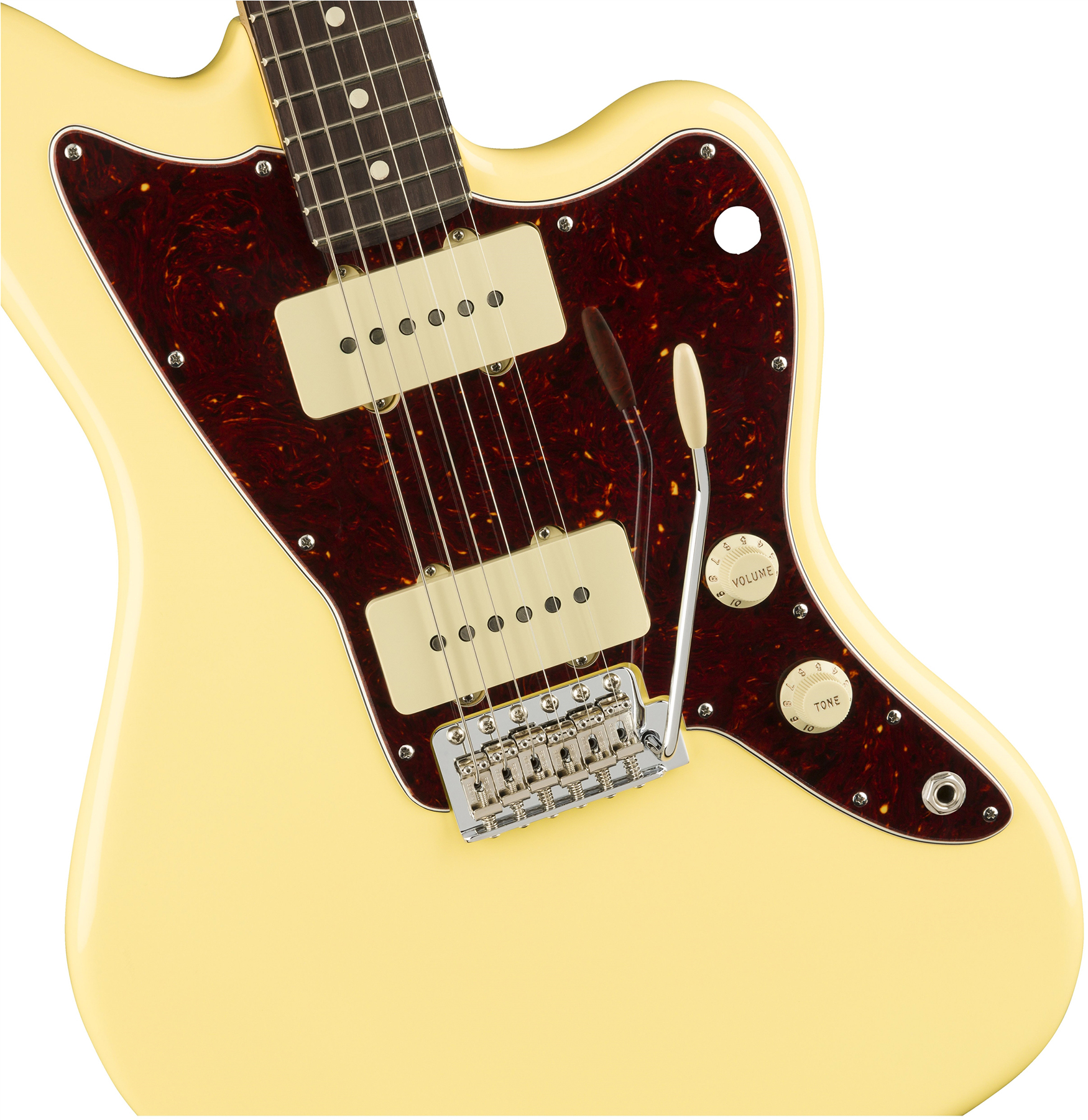 Fender Jazzmaster American Performer Usa Ss Rw - Vintage White - Guitare Électrique Double Cut - Variation 2