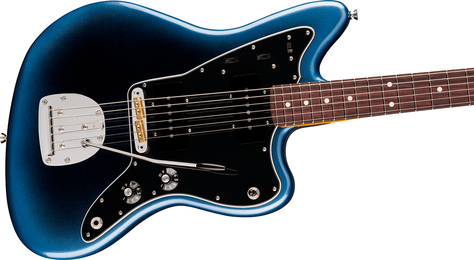 Fender Jazzmaster American Pro. Usa  2s Trem Rw - Dark Night - Guitare Électrique RÉtro Rock - Variation 2