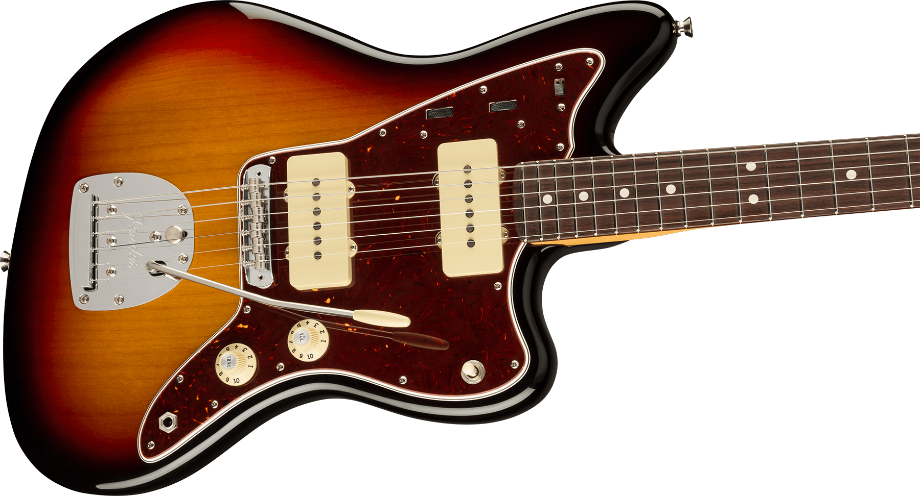 Fender Jazzmaster American Professional Ii Lh Gaucher Usa Rw - 3-color Sunburst - Guitare Électrique Gaucher - Variation 2