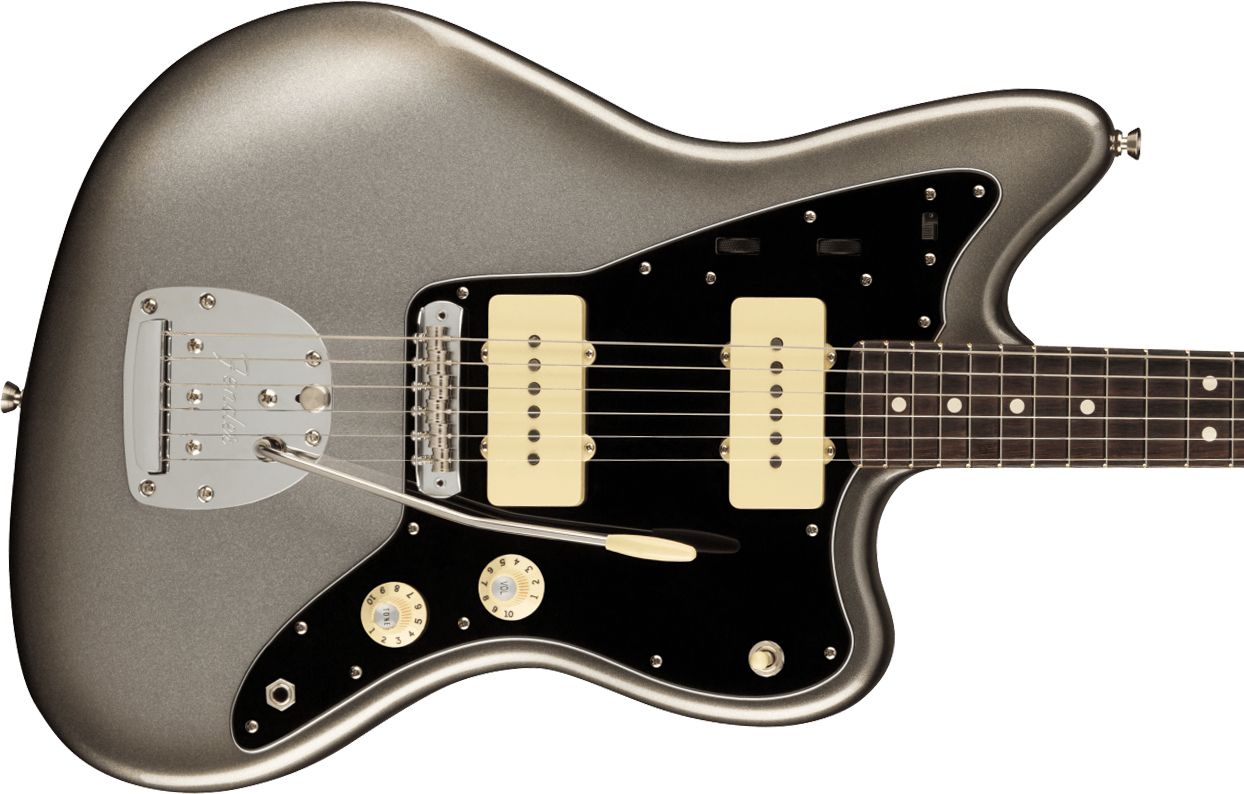 Fender Jazzmaster American Professional Ii Usa Rw - Mercury - Guitare Électrique RÉtro Rock - Variation 1