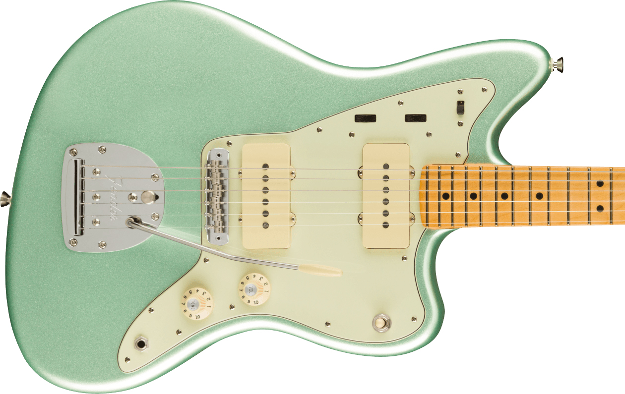 Fender Jazzmaster American Professional Ii Usa Rw - Mystic Surf Green - Guitare Électrique RÉtro Rock - Variation 1