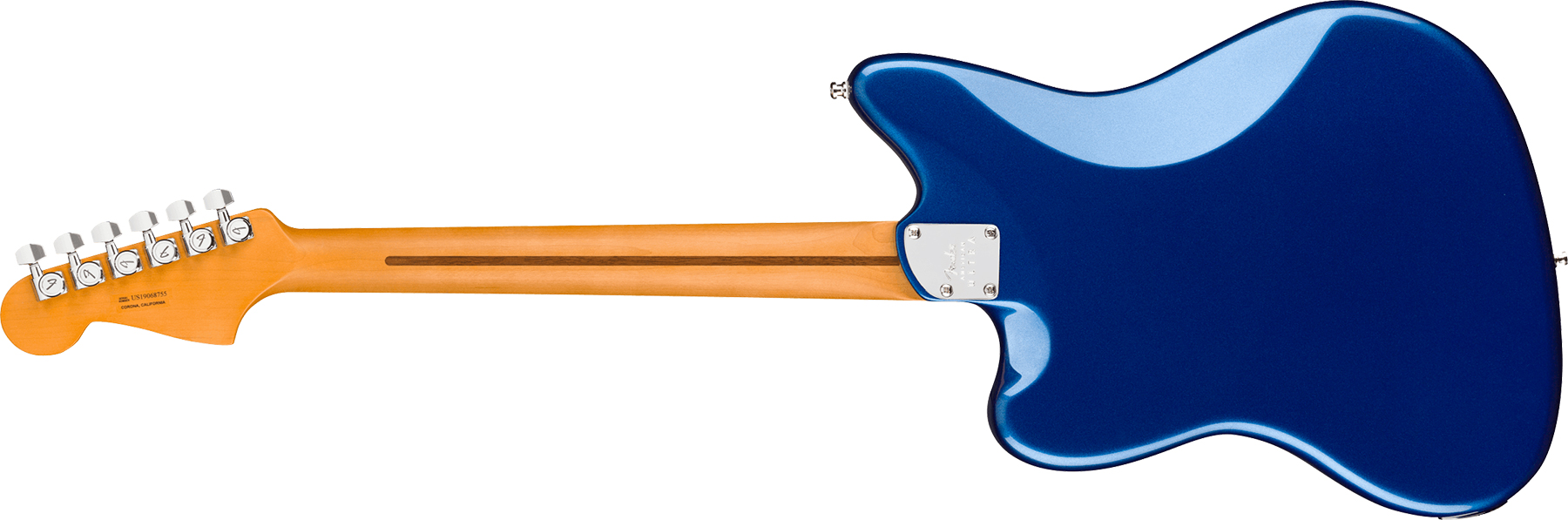 Fender Jazzmaster American Ultra 2019 Usa Mn - Cobra Blue - Guitare Électrique RÉtro Rock - Variation 1