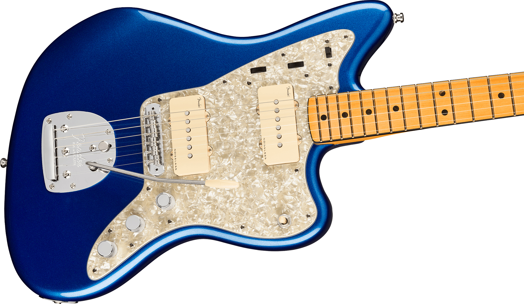 Fender Jazzmaster American Ultra 2019 Usa Mn - Cobra Blue - Guitare Électrique RÉtro Rock - Variation 2