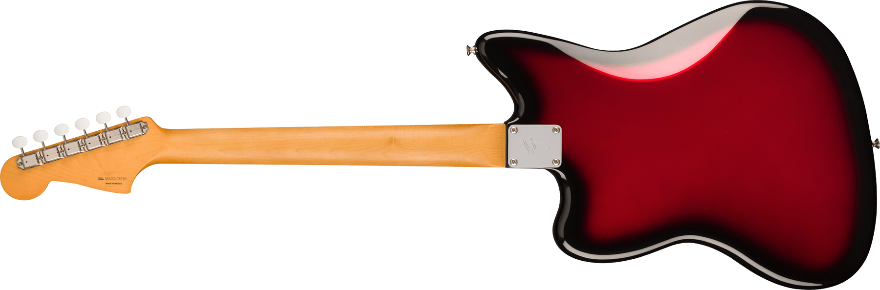 Fender Jazzmaster Gold Foil Ltd Mex 3mh Trem Bigsby Eb - Candy Apple Burst - Guitare Électrique RÉtro Rock - Variation 1