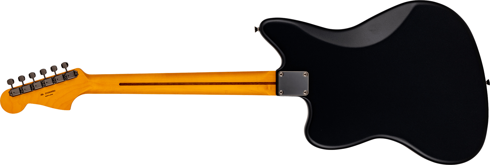 Fender Jazzmaster Hybrid Ii Mij Ltd Jap 2s Trem Rw - Matte Phantom Black - Guitare Électrique RÉtro Rock - Variation 1