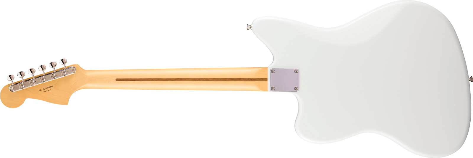 Fender Jazzmaster Hybrid Ii Mij Ltd Jap 2s Trem Rw - Satin Arctic White - Guitare Électrique RÉtro Rock - Variation 1