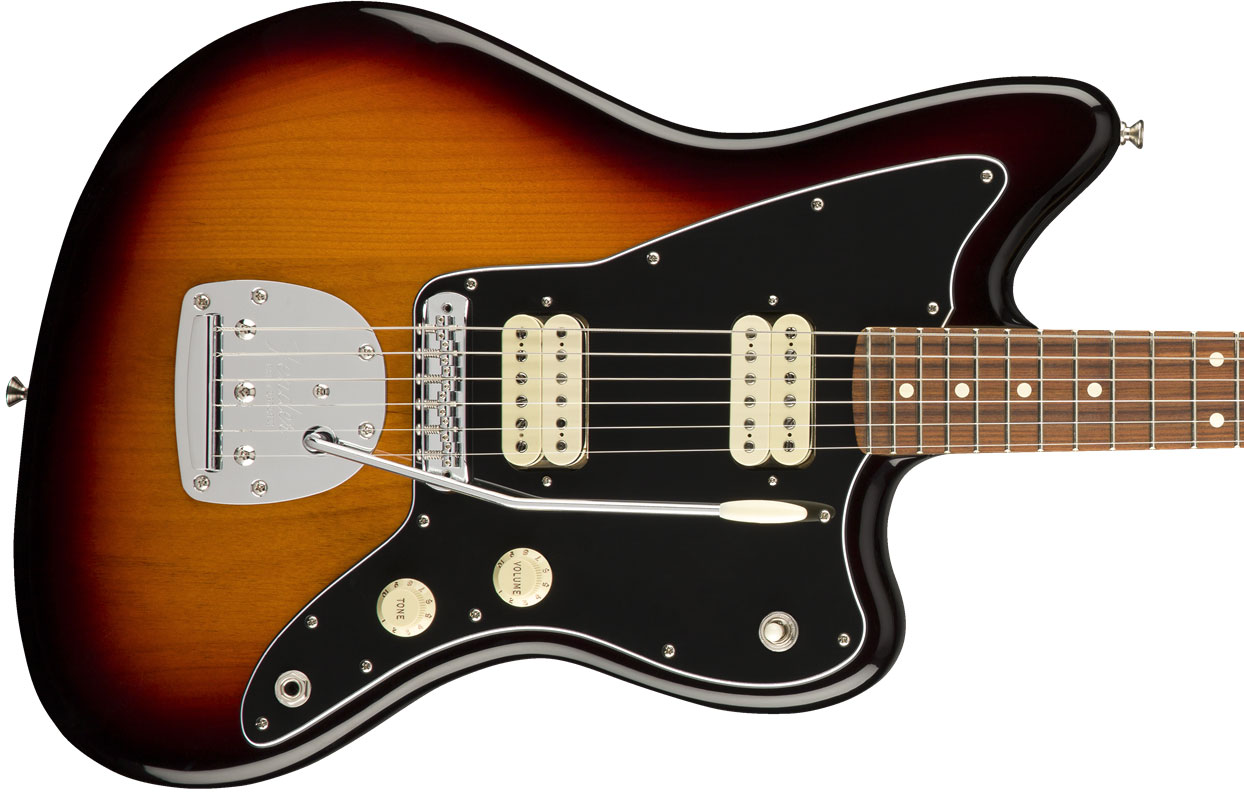 Fender Jazzmaster Player Mex Hh Pf - 3-color Sunburst - Guitare Électrique RÉtro Rock - Variation 1