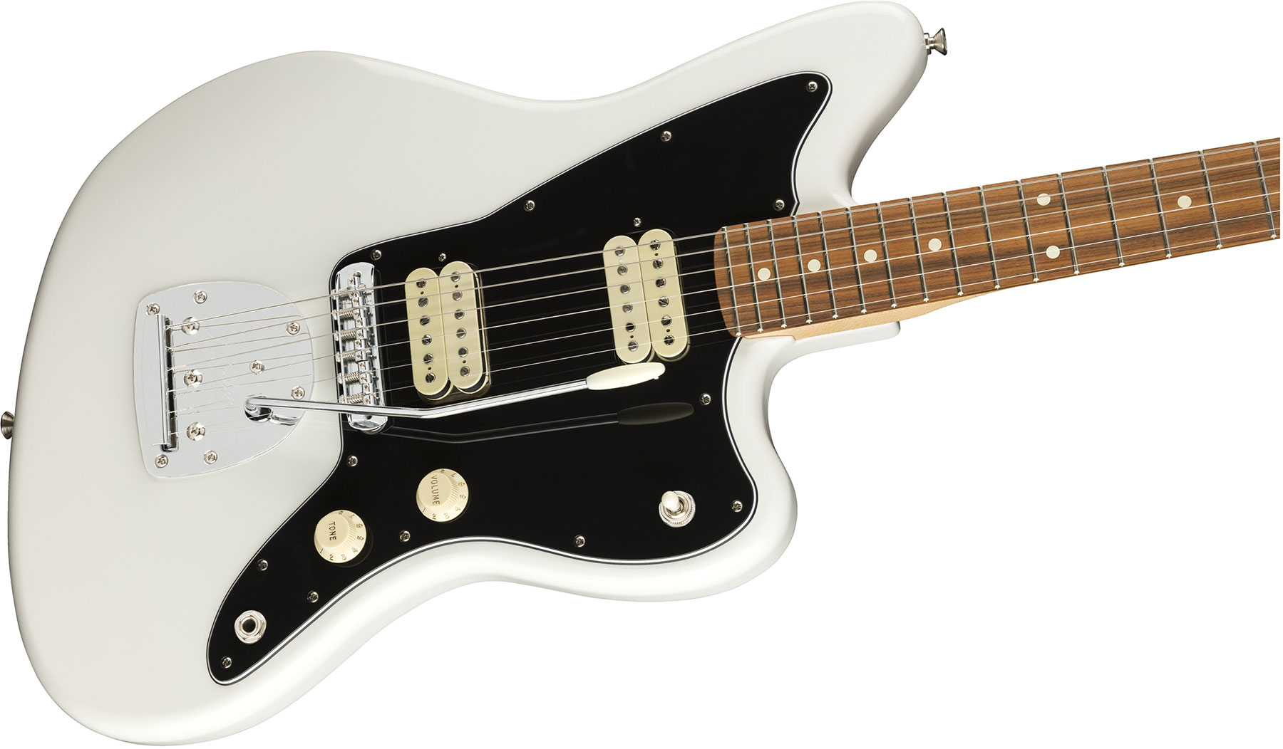 Fender Jazzmaster Player Mex Hh Pf - Polar White - Guitare Électrique RÉtro Rock - Variation 2