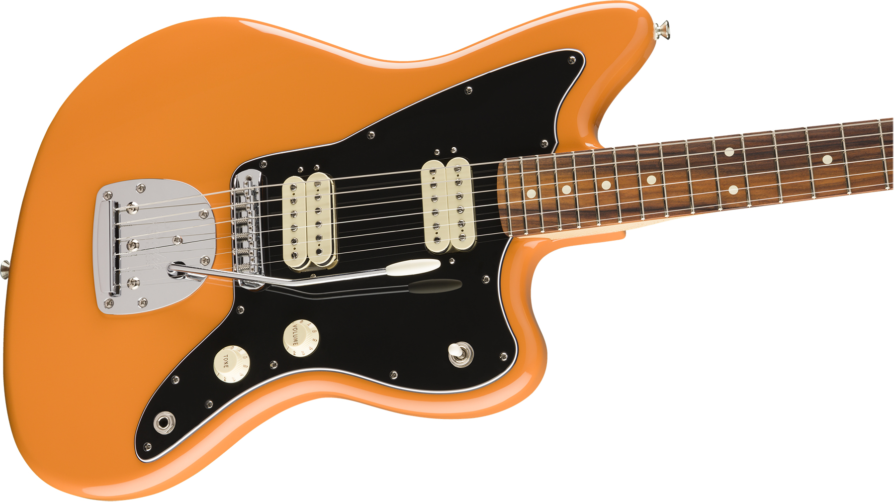 Fender Jazzmaster Player Mex Hh Pf - Capri Orange - Guitare Électrique RÉtro Rock - Variation 2
