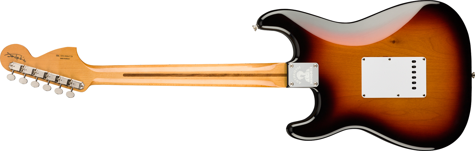Fender Jimi Hendrix Strat Mex Signature 3s Trem Mn - 3-color Sunburst - Guitare Électrique Forme Str - Variation 1