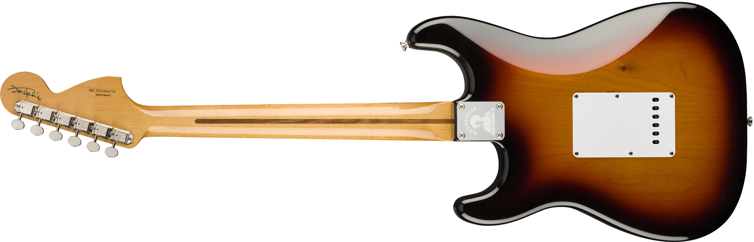 Fender Jimi Hendrix Strat Signature 2018 Mn - 3-color Sunburst - Guitare Électrique Forme Str - Variation 1