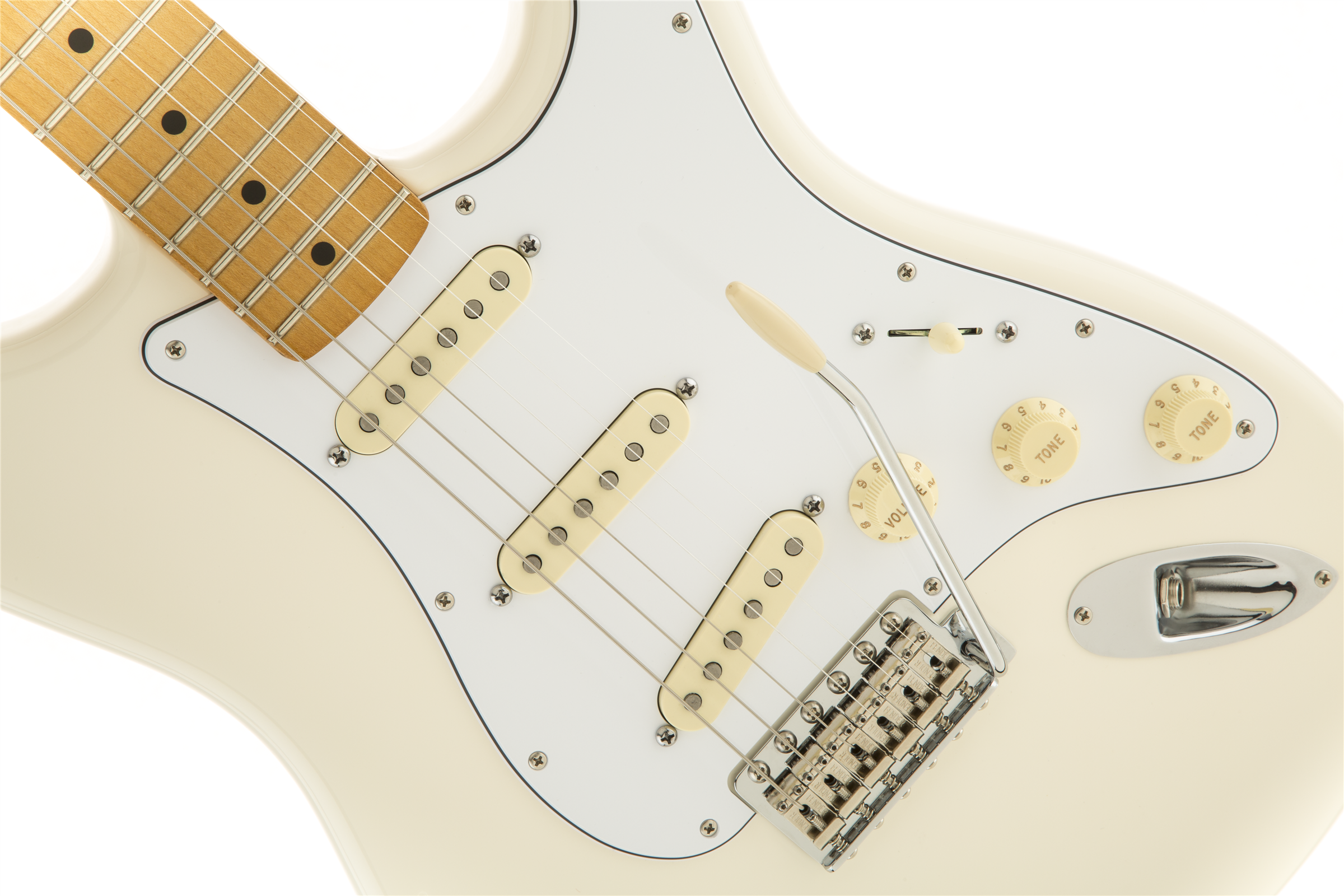 Fender Jimi Hendrix Stratocaster (mex, Mn) - Olympic White - Guitare Électrique Forme Str - Variation 2