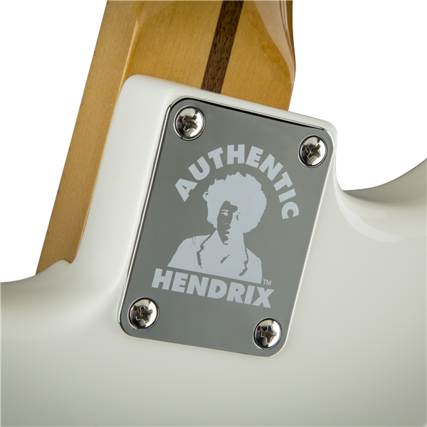 Fender Jimi Hendrix Stratocaster (mex, Mn) - Olympic White - Guitare Électrique Forme Str - Variation 5