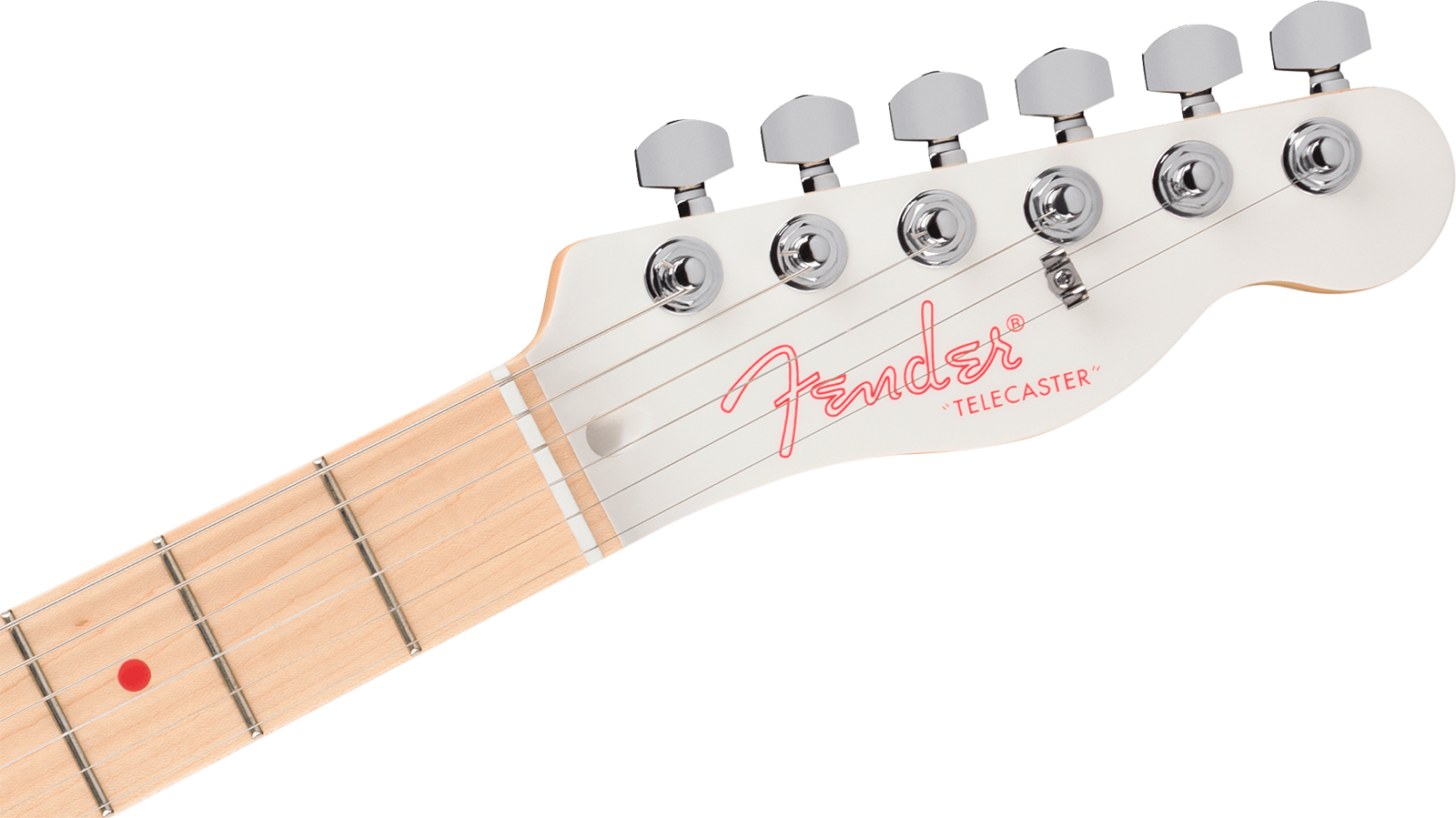 Fender John Five Tele Ghost Signature Ind 2h Dimarzio Ht Mn - White - Guitare Électrique Signature - Variation 3