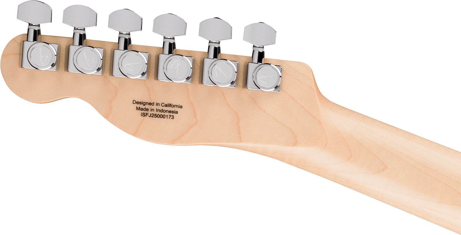 Fender John Five Tele Ghost Signature Ind 2h Dimarzio Ht Mn - White - Guitare Électrique Signature - Variation 4