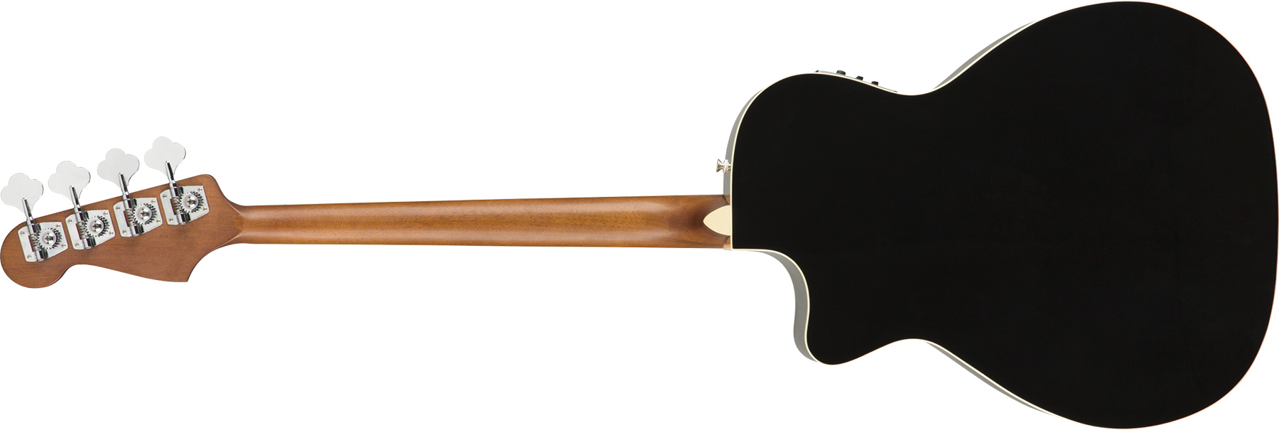 Fender Kingman Bass Concert Cw Short Scale Epicea Acajou Wal - Black - Basse Acoustique - Variation 1