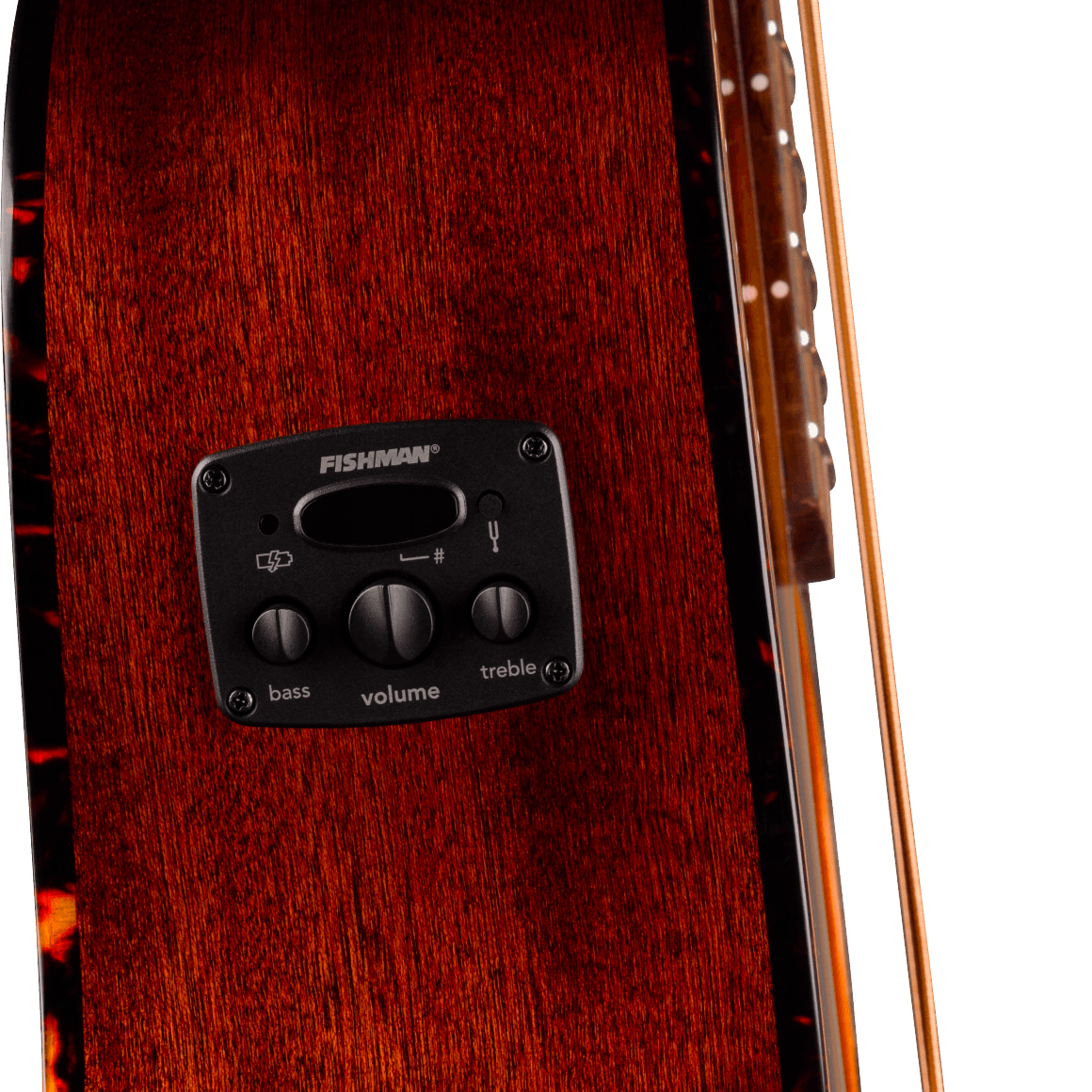 Fender Kingman Bass Deluxe Ce California Cw Shsc Epicea Acajou Noy - Black - Basse Acoustique - Variation 3