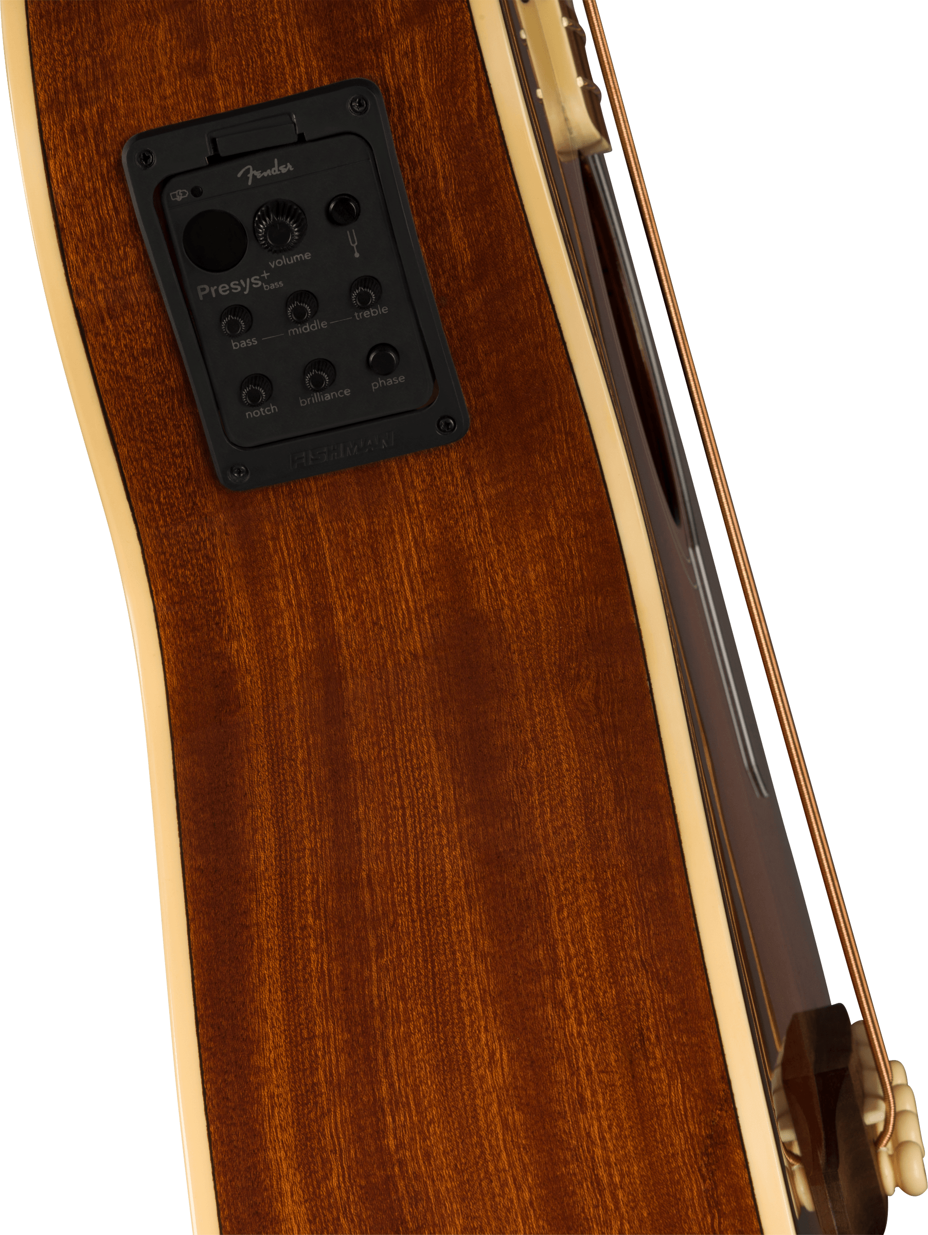 Fender Kingman Bass Sce Dreadnought Cw Epicea Sapelle - Shaded Edge Burst - Basse Acoustique - Variation 4
