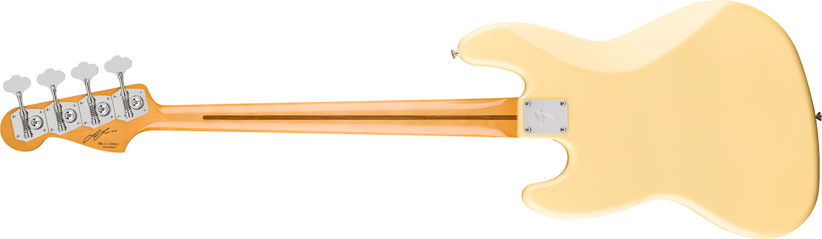 Fender Laura Lee Jazz Bass Mex Ltd Signature Rw - Vintage White - Basse Électrique Solid Body - Variation 1