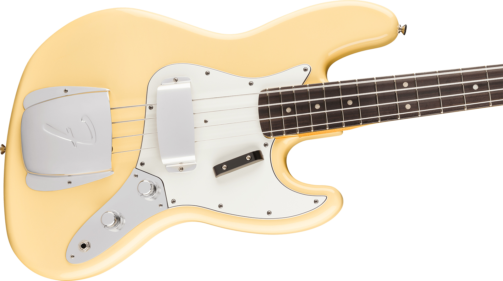 Fender Laura Lee Jazz Bass Mex Ltd Signature Rw - Vintage White - Basse Électrique Solid Body - Variation 2