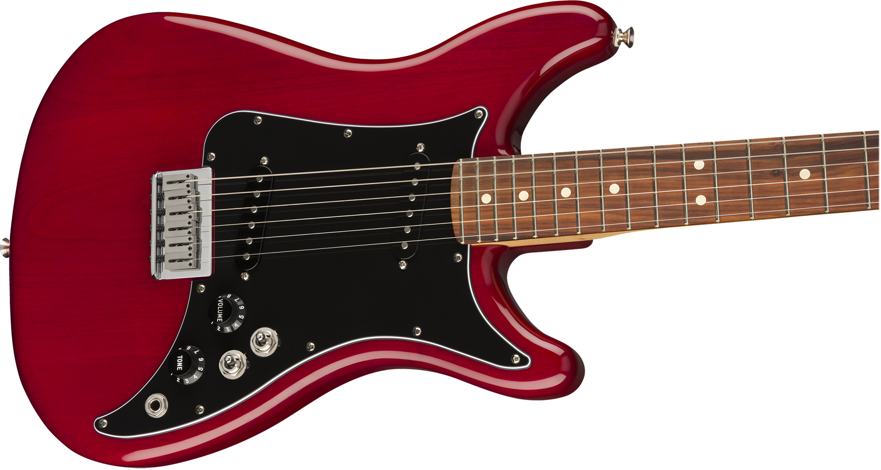Fender Lead Ii Player Mex Ss Ht Pf - Crimson Red Transparent - Guitare Électrique Forme Str - Variation 2