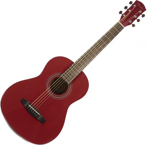 Fender MA-1 3/4 Acoustic Steel FSR Ltd - gloss red Acoustic guitar for kids