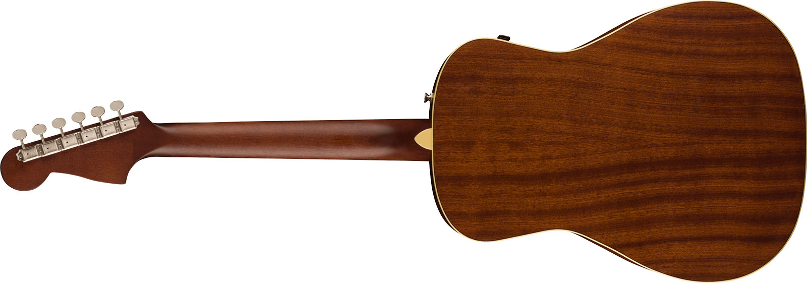 Fender Malibu Player 2023 Parlor Epicea Sapele Wal - Fiesta Red - Guitare Electro Acoustique - Variation 1