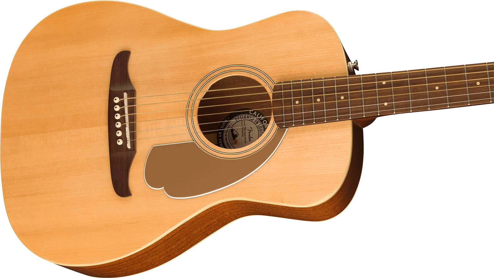 Fender Malibu Player 2023 Parlor Epicea Sapele Wal - Natural - Guitare Electro Acoustique - Variation 2