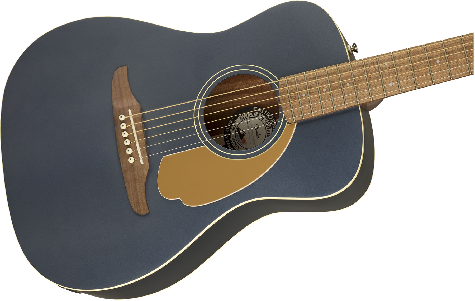 Fender Malibu Player Concert Epicea Acajou Wal - Midnight Satin - Guitare Electro Acoustique - Variation 2