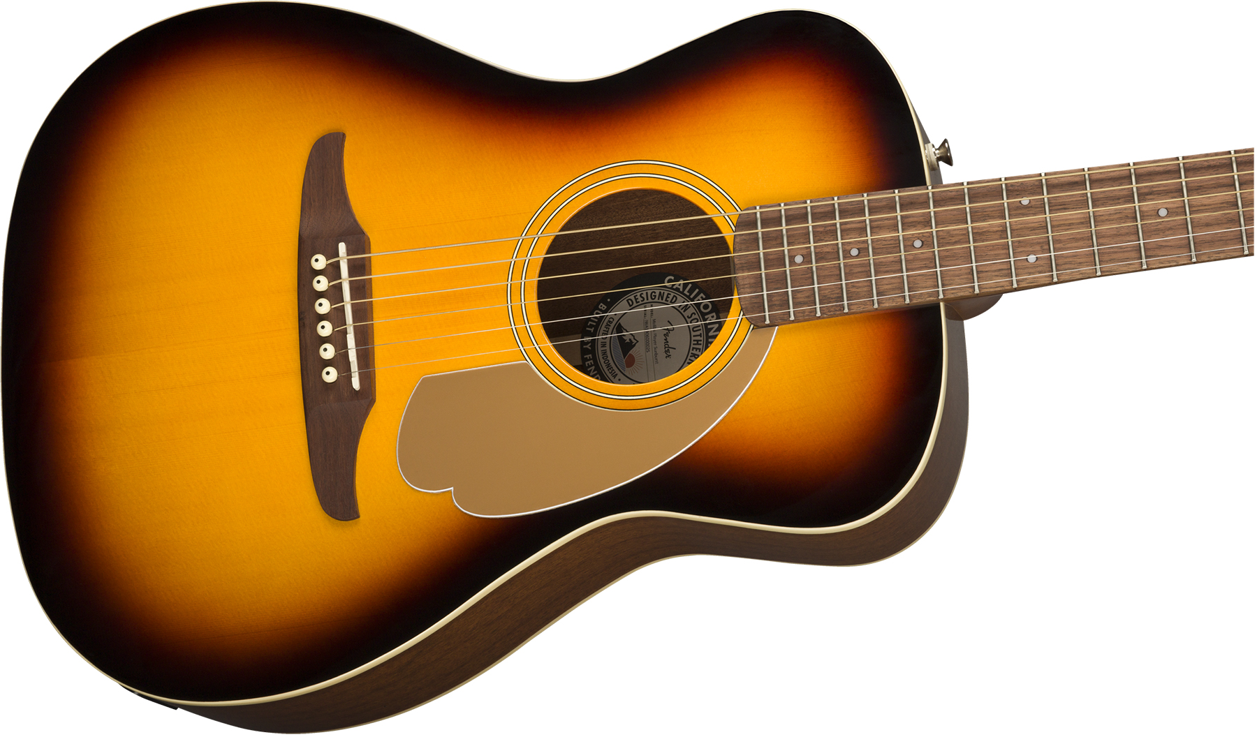 Fender Malibu Player Concert Epicea Acajou Wal - Sunburst - Guitare Electro Acoustique - Variation 2