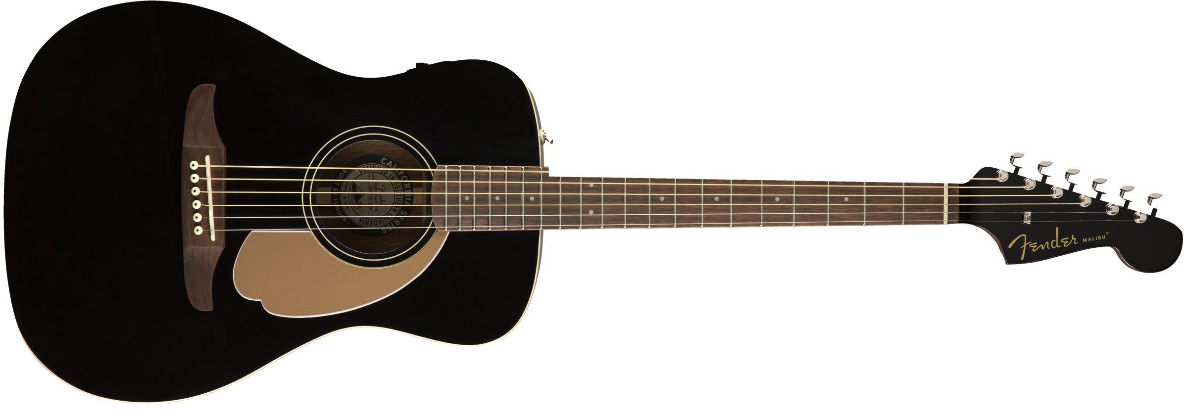 Fender Malibu Player - Jetty Black - Guitare Acoustique - Variation 1