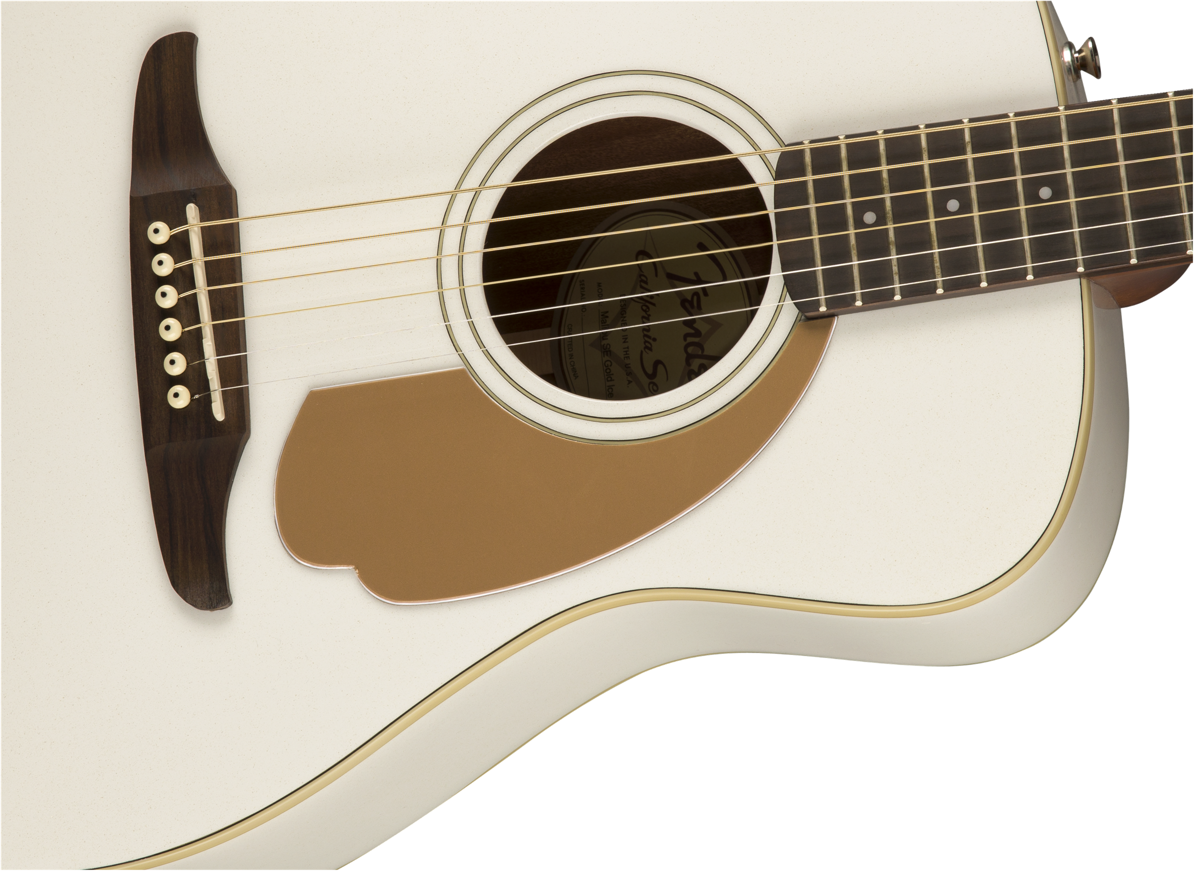 Fender Malibu Player Concert Epicea Acajou Wal - Arctic Gold - Guitare Electro Acoustique - Variation 2