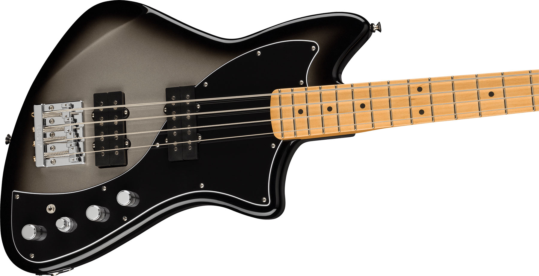Fender Meteora Bass Active Player Plus Mex Mn - Silver Burst - Basse Électrique Solid Body - Variation 2