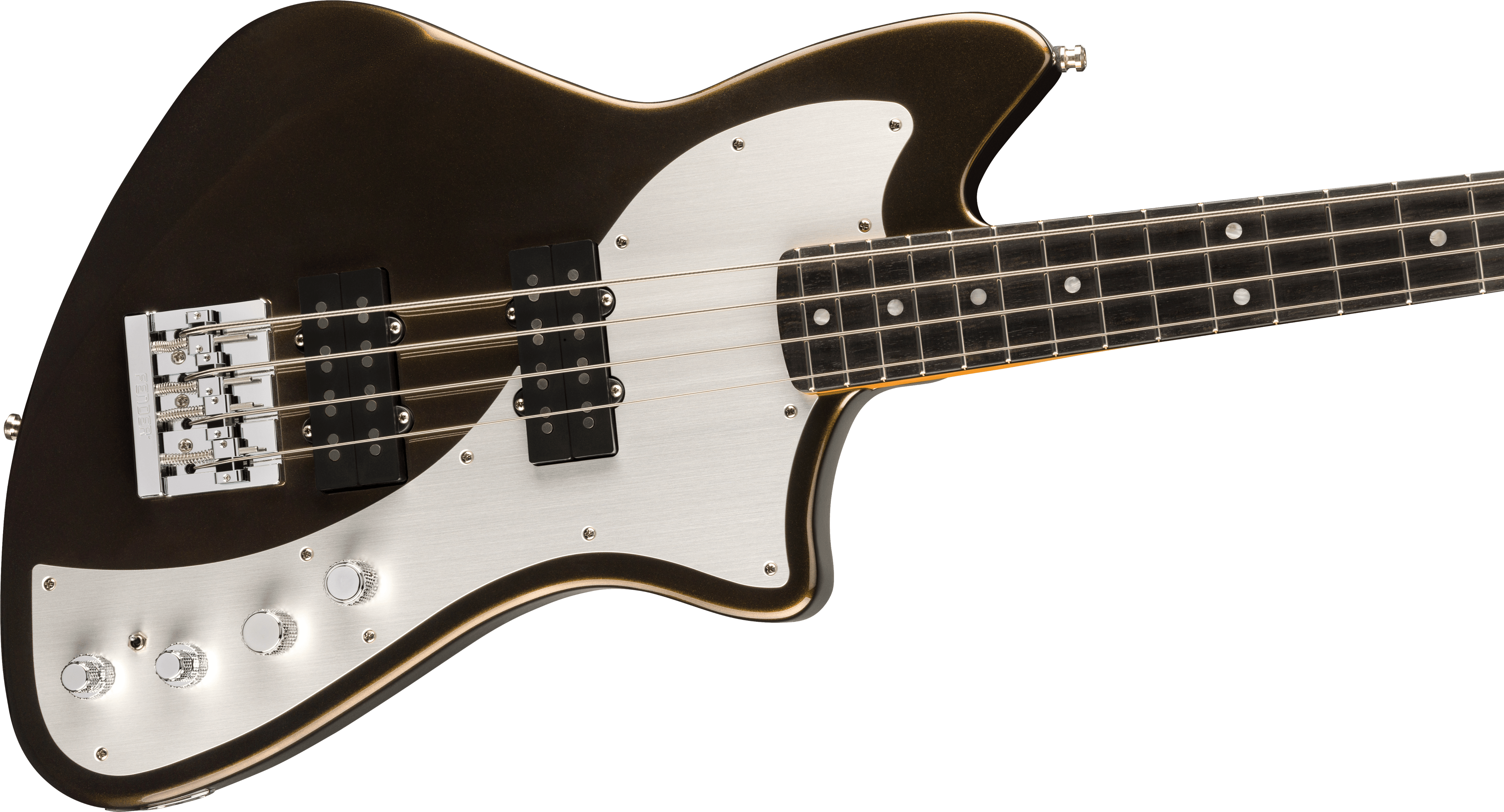Fender Meteora Bass American Ultra Ii Usa Eb - Texas Tea - Basse Électrique Solid Body - Variation 3