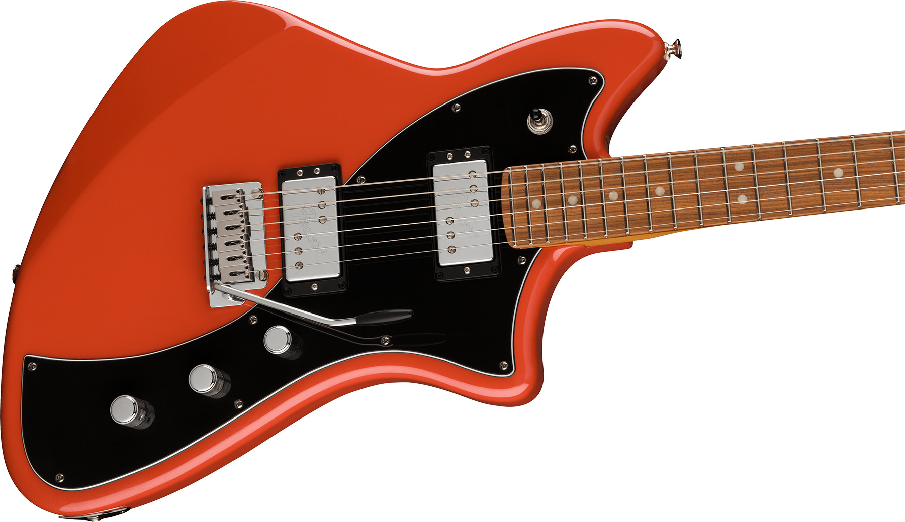 Fender Meteora Player Plus Hh Mex 2023 2s Ht Pf - Fiesta Red - Guitare Électrique RÉtro Rock - Variation 2