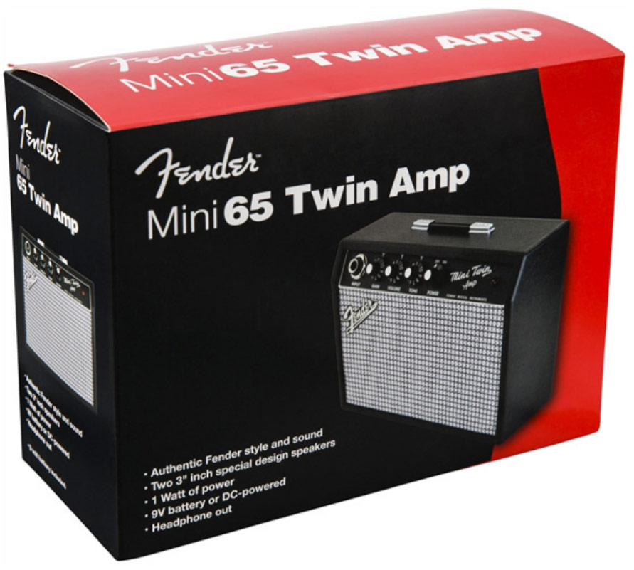 Fender Mini '65 Twin Amp 1w 2x3 - Mini Ampli Guitare - Variation 3